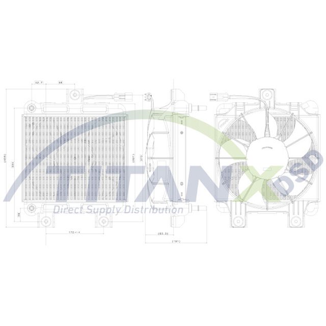 TITANX Oil Cooler to suit Iveco Daily