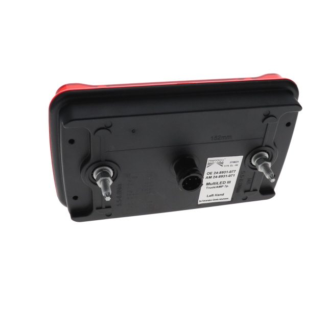 Aspoeck Multiled III Rear Light LH 7 Pin Amp photo 3