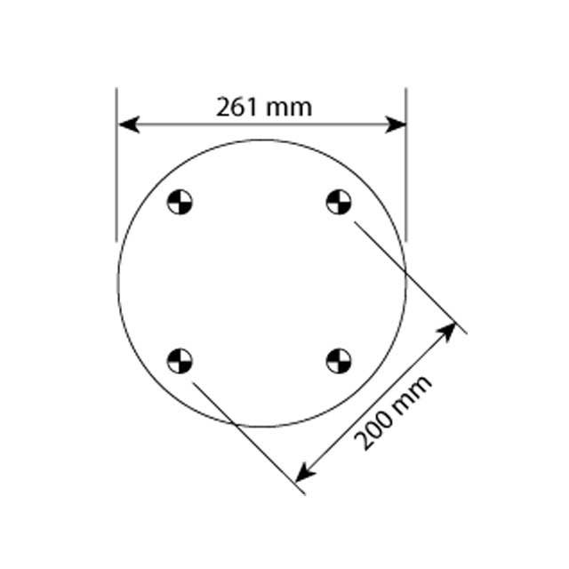AIR SPRING ASSEMBLY (ASK002) STEEL PISTON MERITOR photo 4