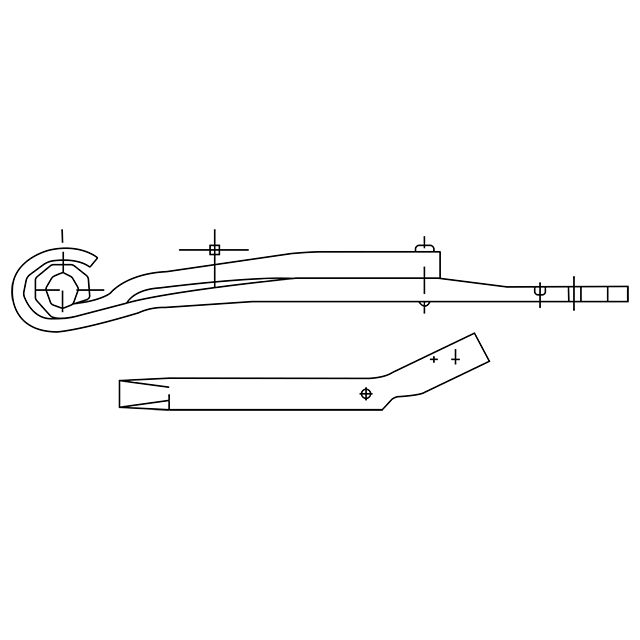 LH Trailing Arm Rear - 2 Leaf - To Suit SCANIA photo 2