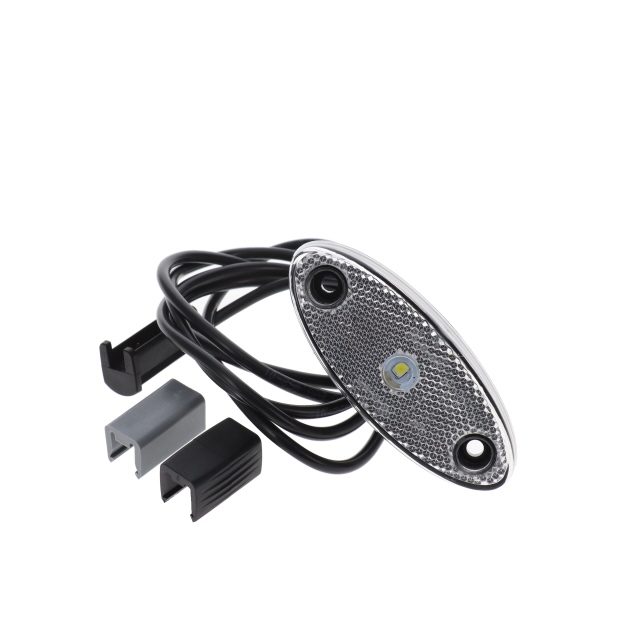 CLEAR LED MARKER LAMP 12-24V 1.5m cable