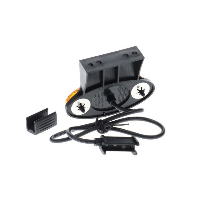 AMBER LED MARKER LAMP 12-24V INC BRACKET photo 3