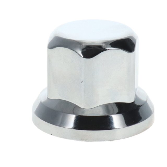 33MM SHORT WHEEL NUT COVER PLASTIC CHROME - H 40mm photo 4