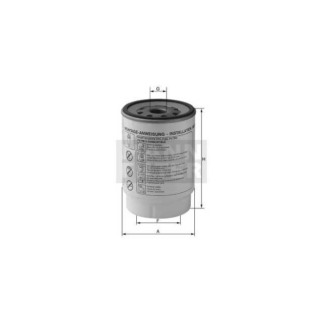 FUEL FILTER WK 1080/7 X