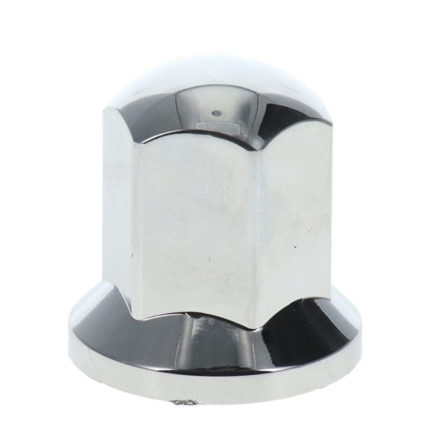 33MM LONG WHEEL NUT COVER PLASTIC CHROME - H 54mm photo 3