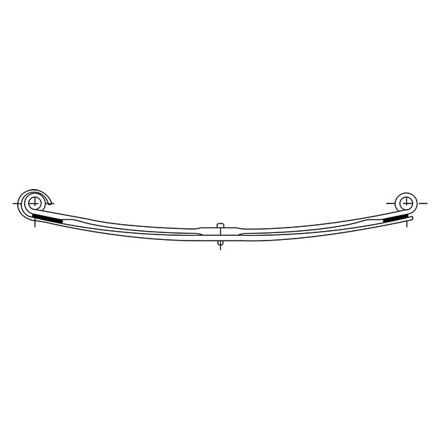 Leaf Spring Front - 2 Leaf