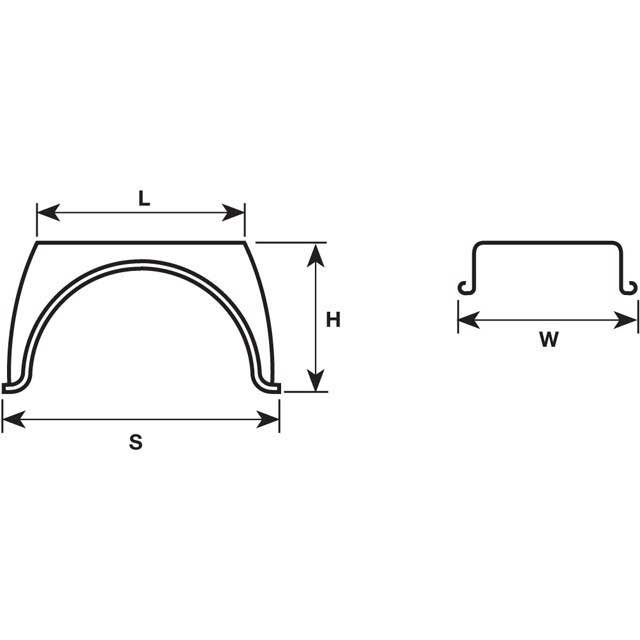 Flat Top Mudwing - J27F - Pair