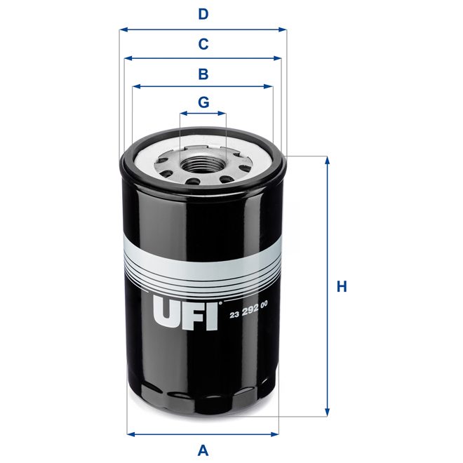UFI OIL FILTER 23 292 00 photo 2