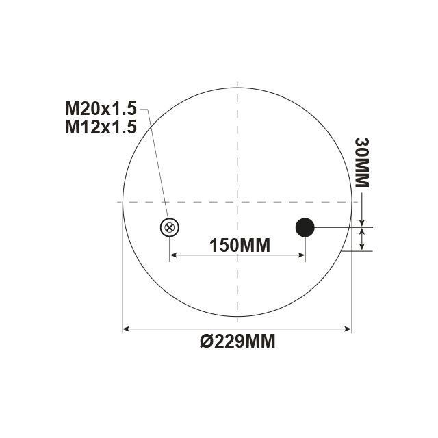 AIR SPRING ASSEMBLY (ASK007) PLASTIC PISTON GRANNING photo 2
