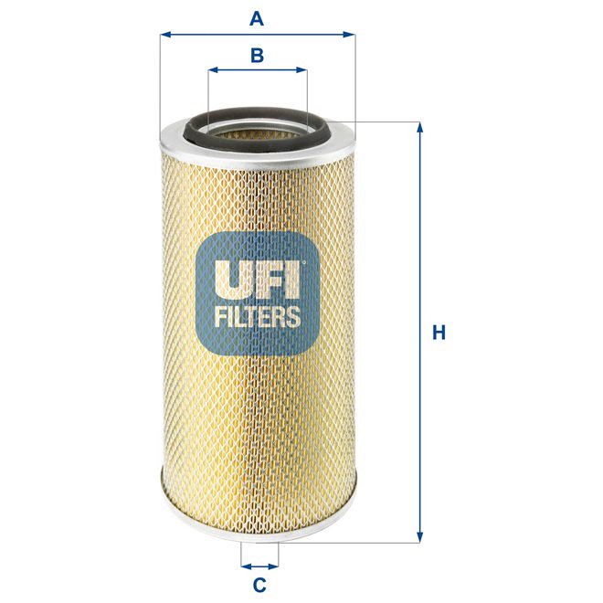UFI AIR FILTER 27 802 00 photo 2