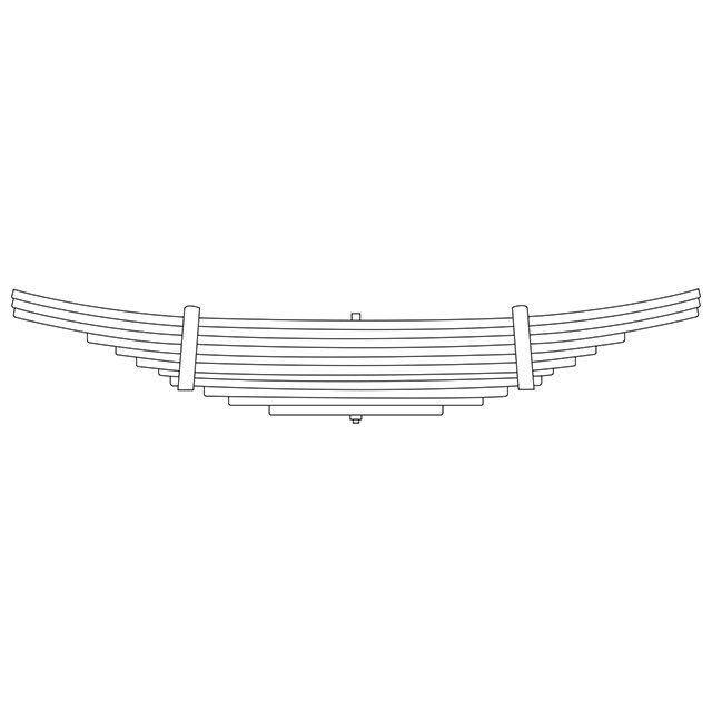Leaf Spring Rear - 10 Leaf - To Suit SCANIA