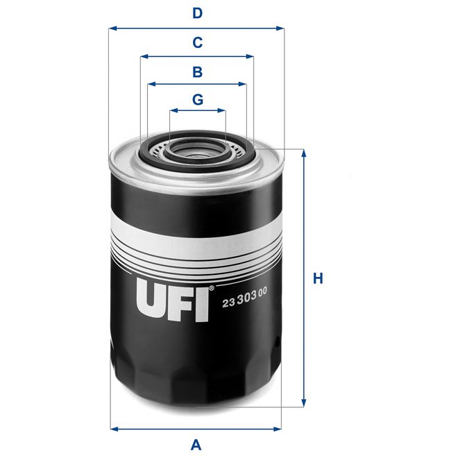 UFI OIL FILTER 23 303 00 photo 2