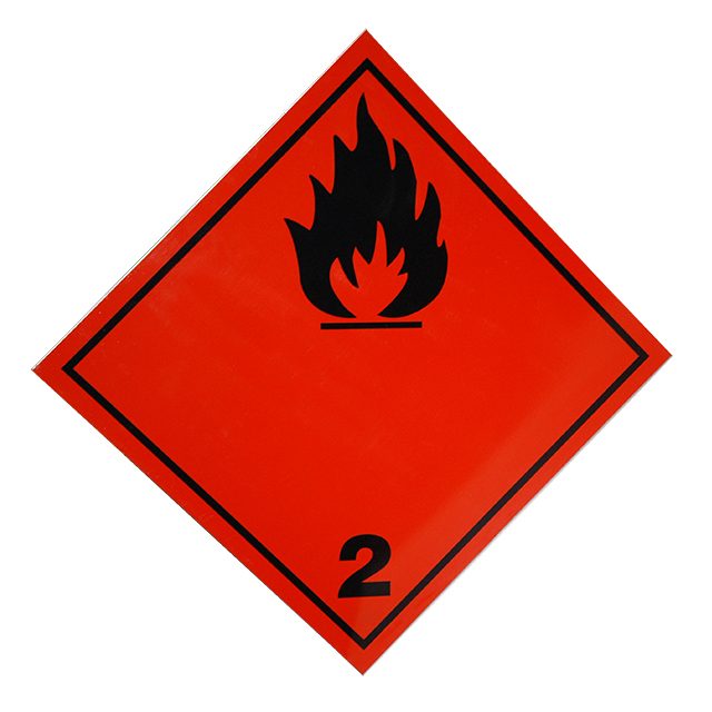 ADR FLAMMABLE GASES CLASS 2.1