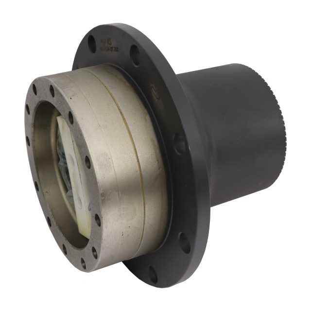 LIFT AXLE WHEEL HUB ASSY WITH CAST ABS RING & HUB CAP