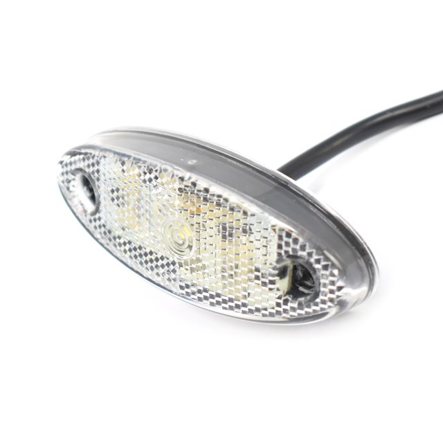 CLEAR LED MARKER LAMP 12-24V