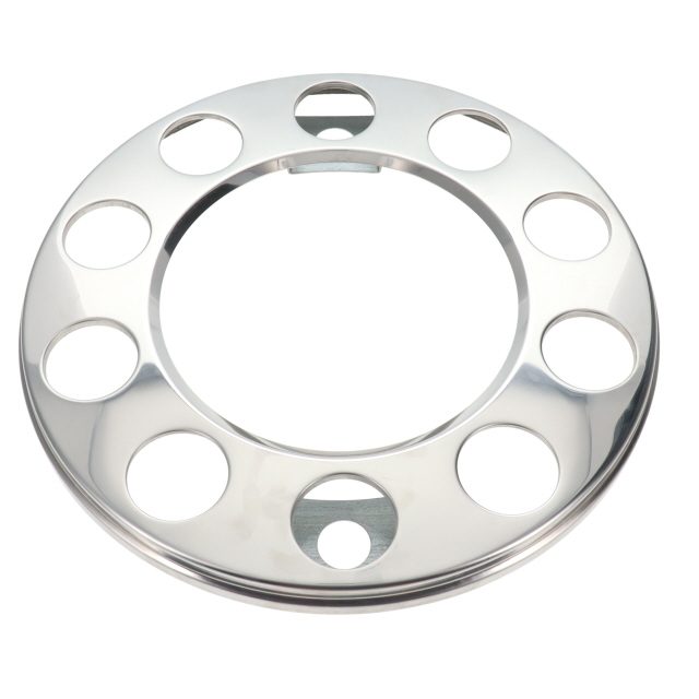 STAINLESS STEEL WHEEL TRIM 22.5IN HOLLOW TYPE (32mm MOUNT HOLES) photo 4