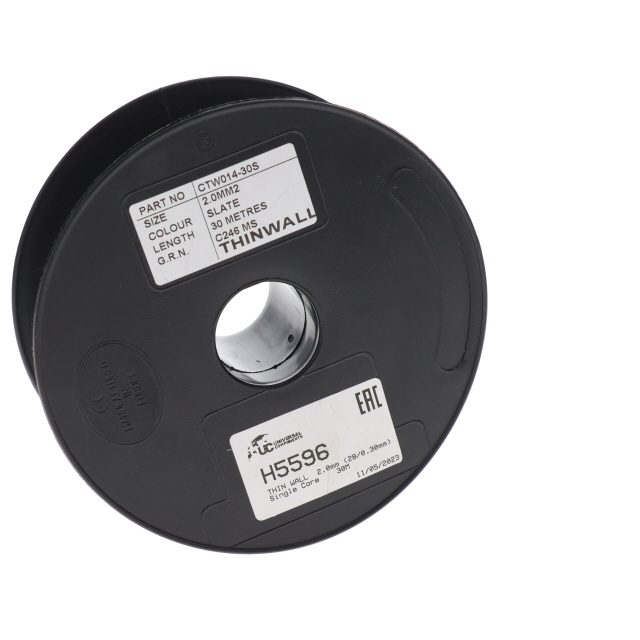 THIN WALL 2.0mm (28/0.30mm) GREY Single Core 30M photo 4