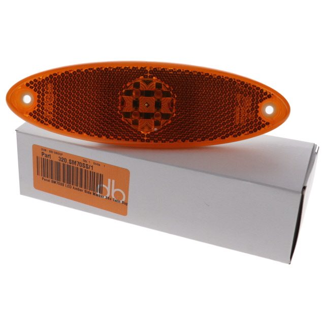 Perei SM70SS LED amber side marker 24v twin superseal photo 4
