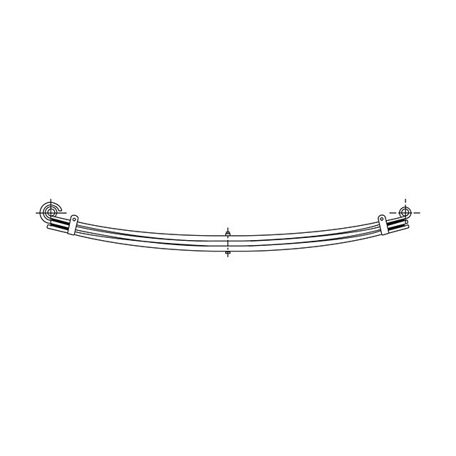 FRONT MULTI LEAF SPRING photo 2