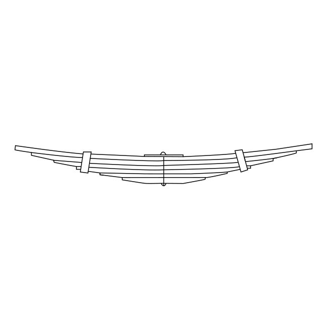 REAR MULTI LEAF SPRING photo 2