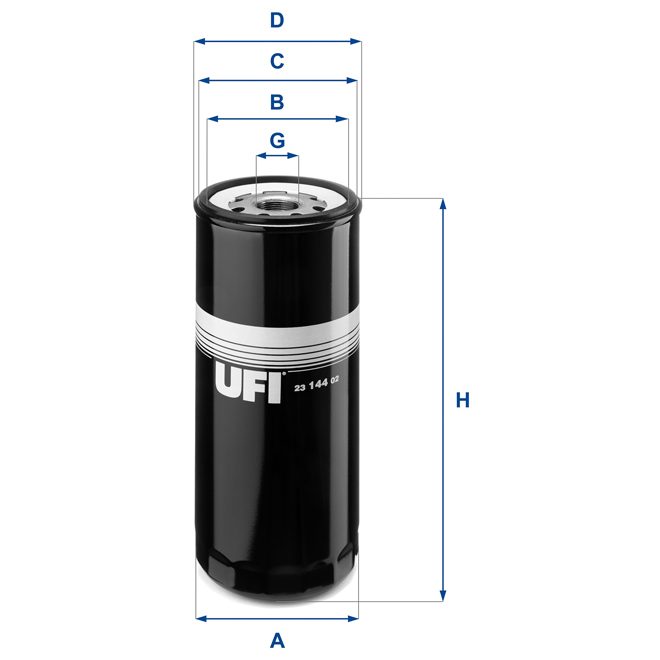 UFI OIL FILTER LONG LIFE 23 144 02 photo 2