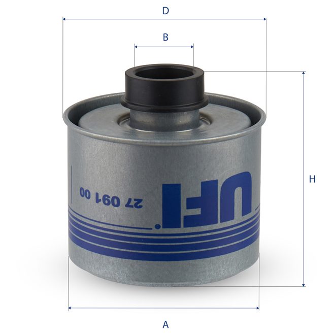 UFI AIR FILTER 27 091 00 photo 2
