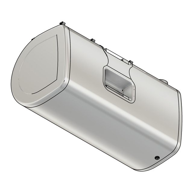 FUEL TANK ALUMINIUM 710X690X1420MM 550LTR photo 2