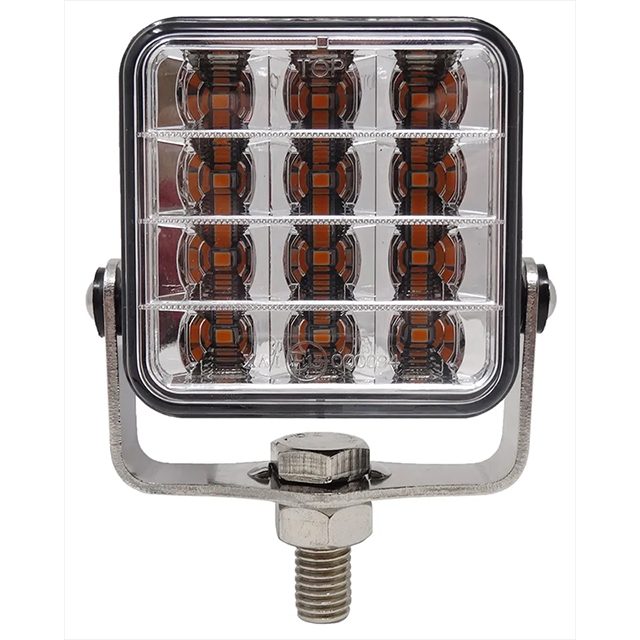 12 LED AMBER WARNING LAMP 10-30V photo 2