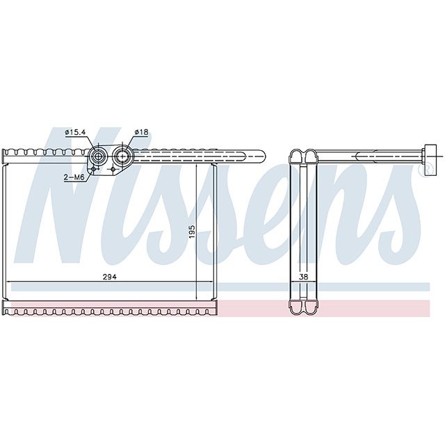 NISSENS EVAPORATOR TO SUIT RENAULT
