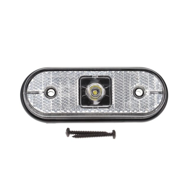 LENS UNIPOINT 1 LED FPL  (SCREW LENS) + SCREWS IN BAG - 24V