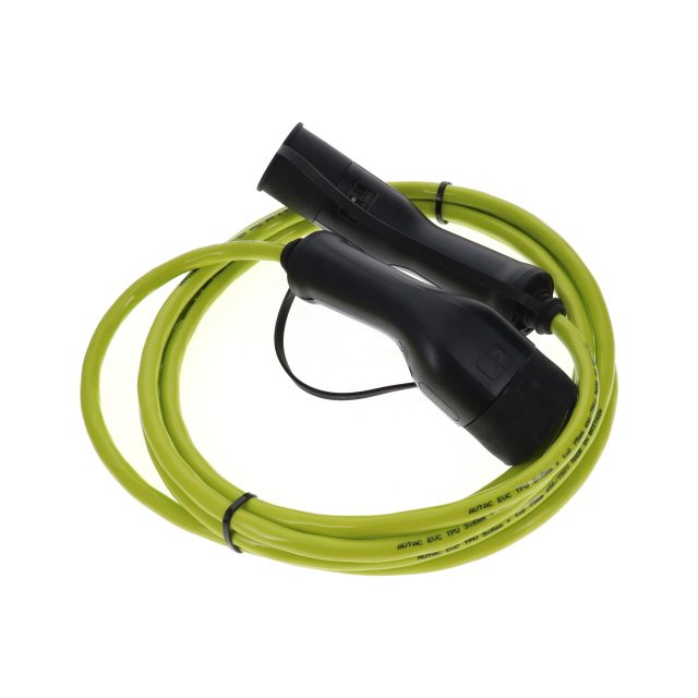 EV 32A - 5M STRAIGHT GREEN - T2 TO T2 - SINGLE PHASE photo 2