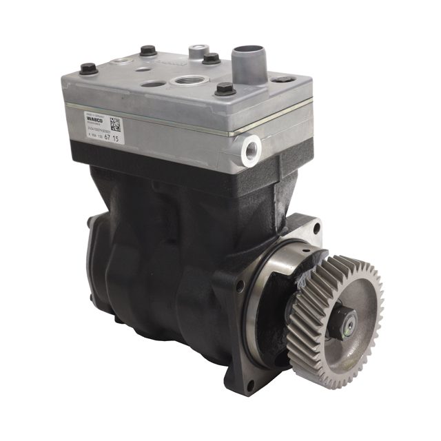 Twin-Cylinder Compressor, 636 cc, flange mounted