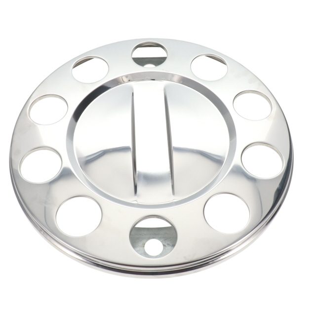 STAINLESS STEEL WHEEL TRIM 22.5IN SOLID TYPE (32mm MOUNT HOLES) photo 4