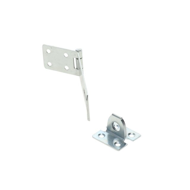 Door Retainer Hasp and Staples 115mm Zinc Plated photo 4
