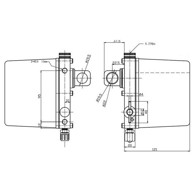 Cab Tilt Pump c/w M14-M12 Adaptor photo 2
