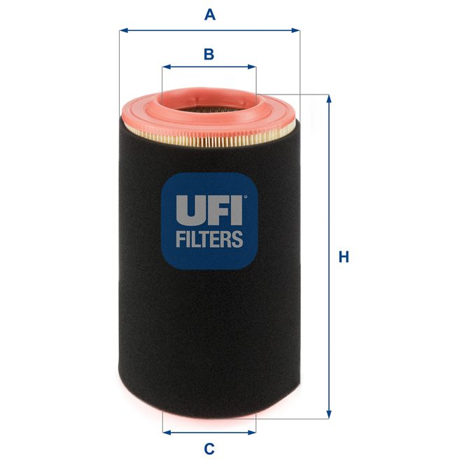 UFI AIR FILTER 27 A69 00 photo 2