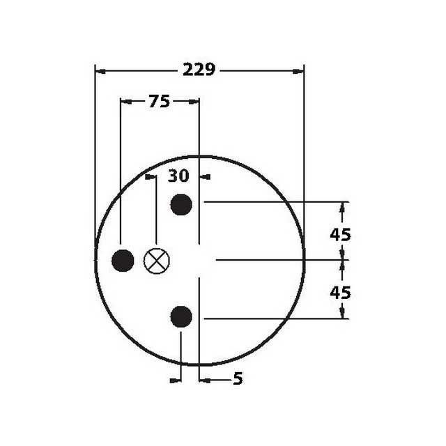 AIR SPRING ASSEMBLY (ASK052) STEEL PISTON DAF photo 2