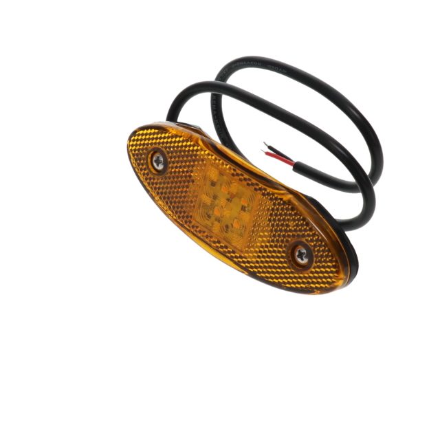 LED Side Marker Lamp 12/24v with Flylead photo 2