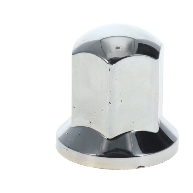32MM LONG WHEEL NUT COVER PLASTIC CHROME - H 54mm photo 4