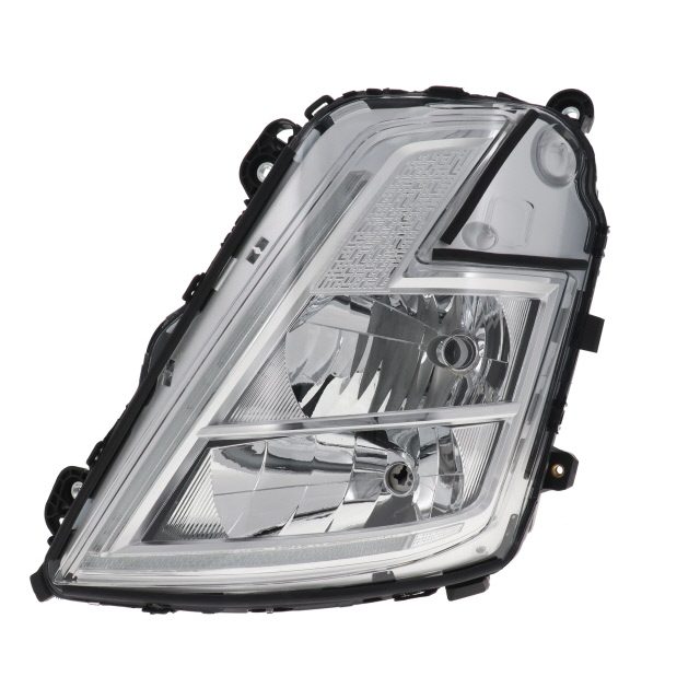 HEAD LAMP MANUAL BULB CHROME RHD LH