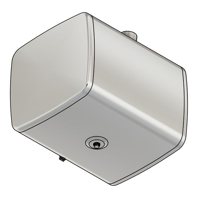 FUEL TANK ALUMINIUM 620X675X860MM 335LTR photo 2