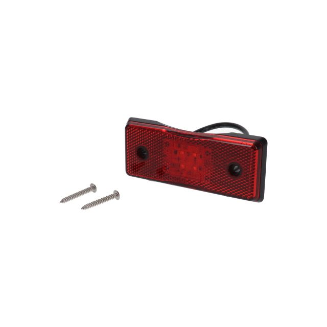 Red LED marker lamp 12/24v