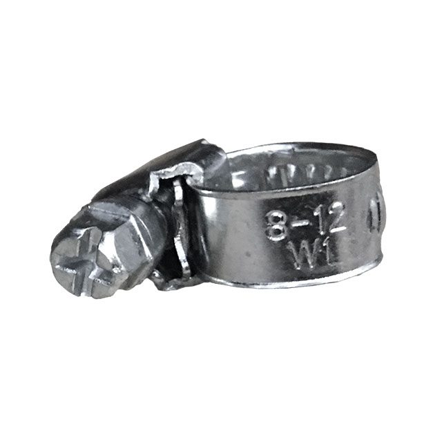 PKT10 HOSE CLIP SIZE OOO 3/8 - 1/2 OR 9.5 - 12 MM
