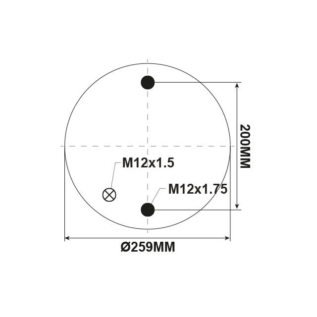 AIR SPRING ASSEMBLY (ASK006) MERITOR photo 2