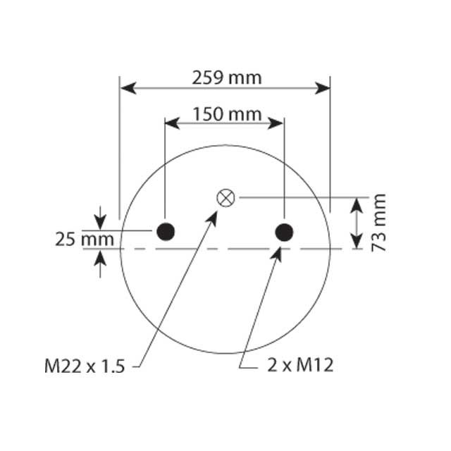 AIR SPRING SERVICE ASSY (ASK020) BPW photo 3