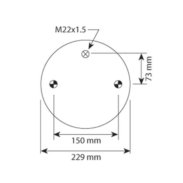 AIR SPRING ASSEMBLY (ASK042) PLASTIC PISTON WEWELER photo 3
