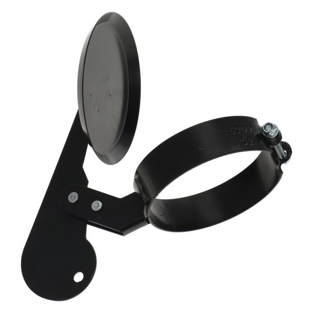 RAIN CAP 4 INCH BLACK FINISH POWDER COATED