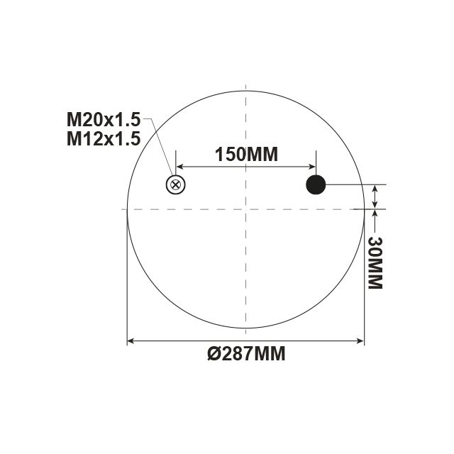 AIR SPRING ASSEMBLY (ASK007) PLASTIC PISTON GRANNING photo 2