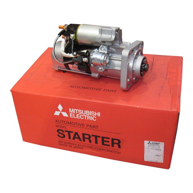 Starter Motor - Mitsubishi OEM - 24V, 5.0Kw - Suits MAN TGM, TGX
