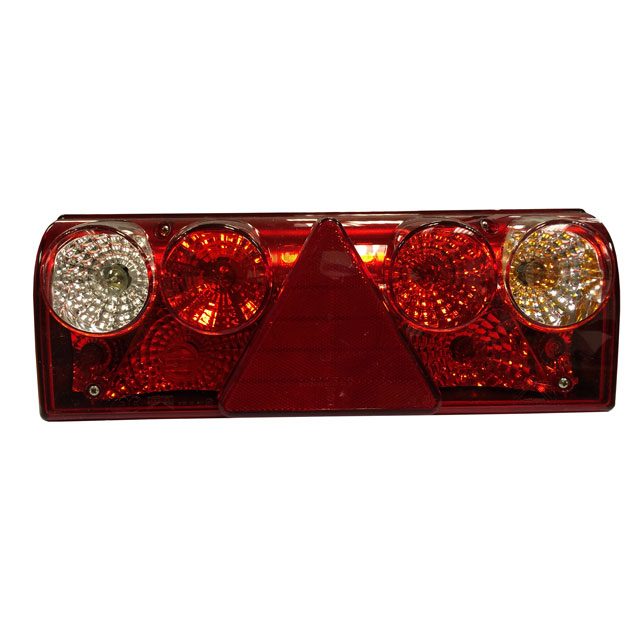 Aspoeck Europoint II RH Rear Lamp With LED Tail Function 7 Pin Ass2.1 + 4 x 2 Pin Ass2